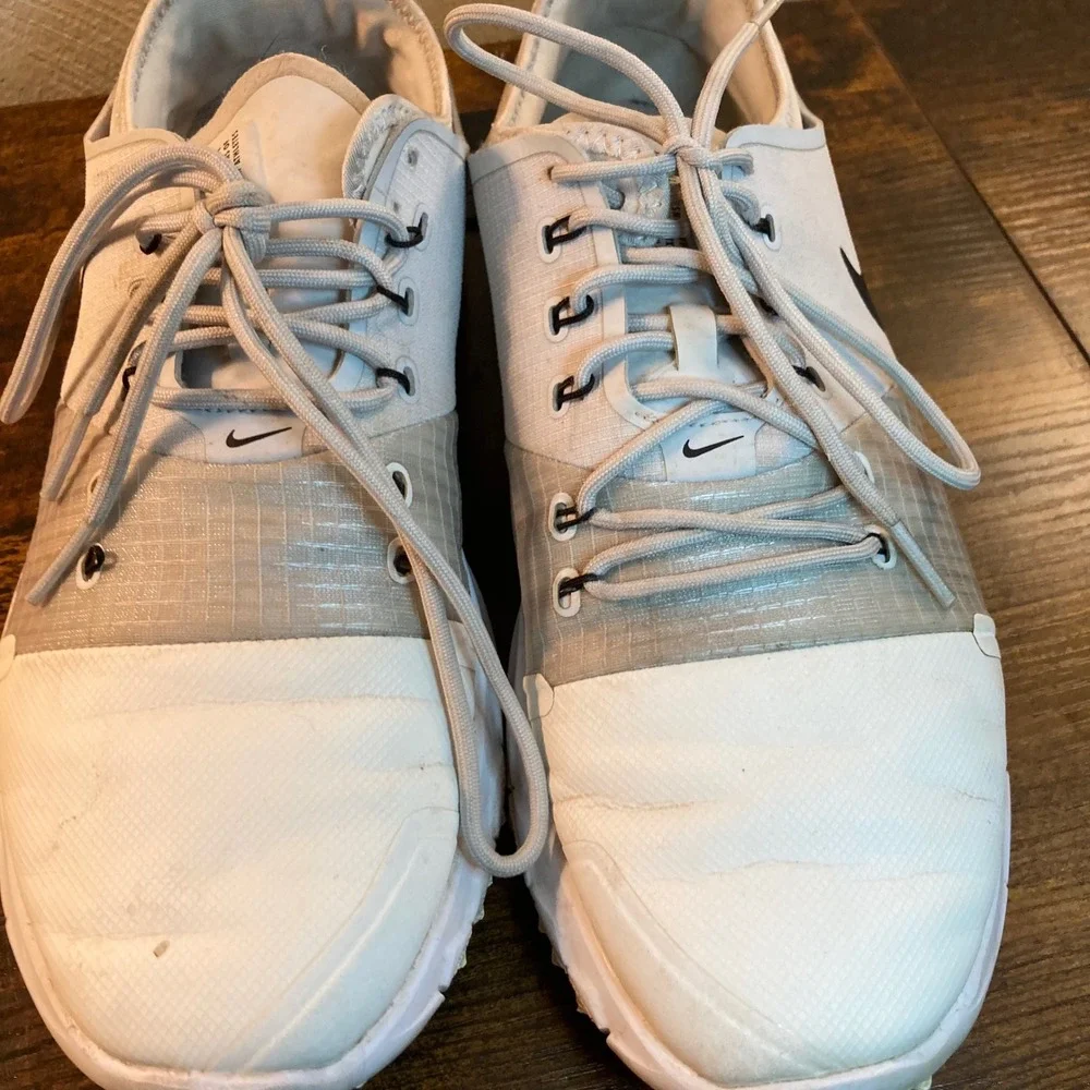 Nike Free TR 8 Womens Size 7.5 Training Shoes White Vast Grey AH6973-100 Workout